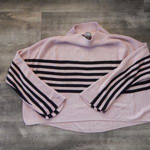 Soho NY&Co / striped pink sweater